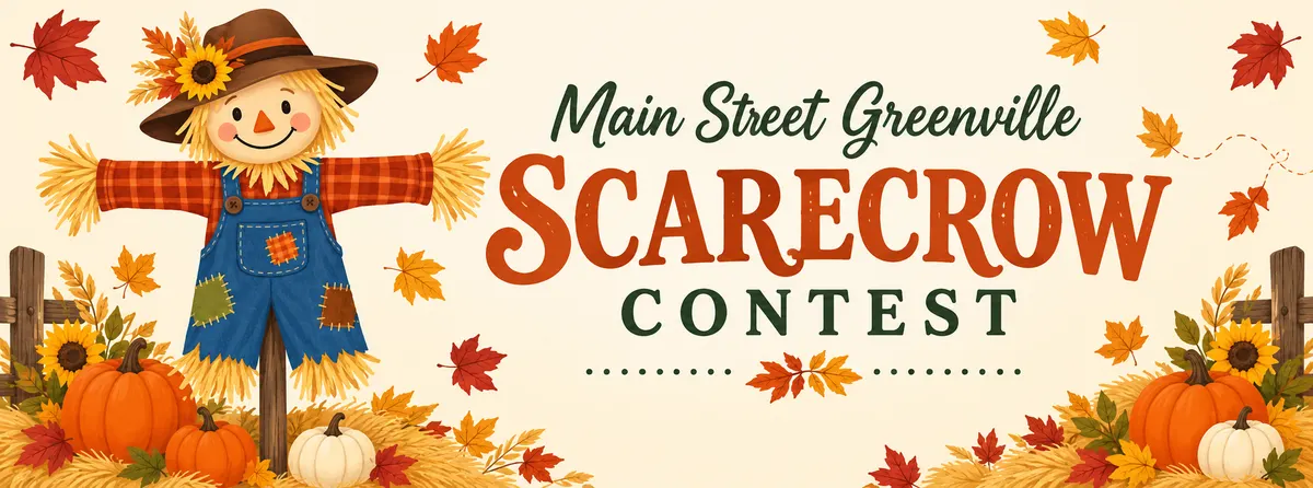 Flyer for Scarecrow Decorating Contest 2026