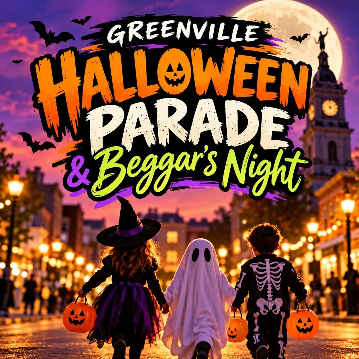 Flyer for Halloween Parade & Beggars Night 2026