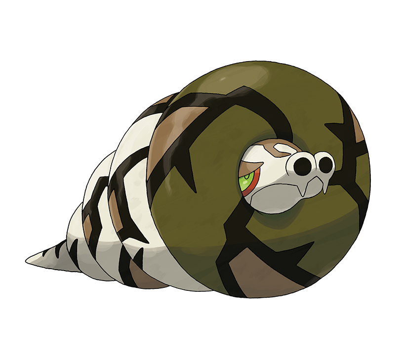 Sandaconda with its tightly coiled body and large sandy neck pouch